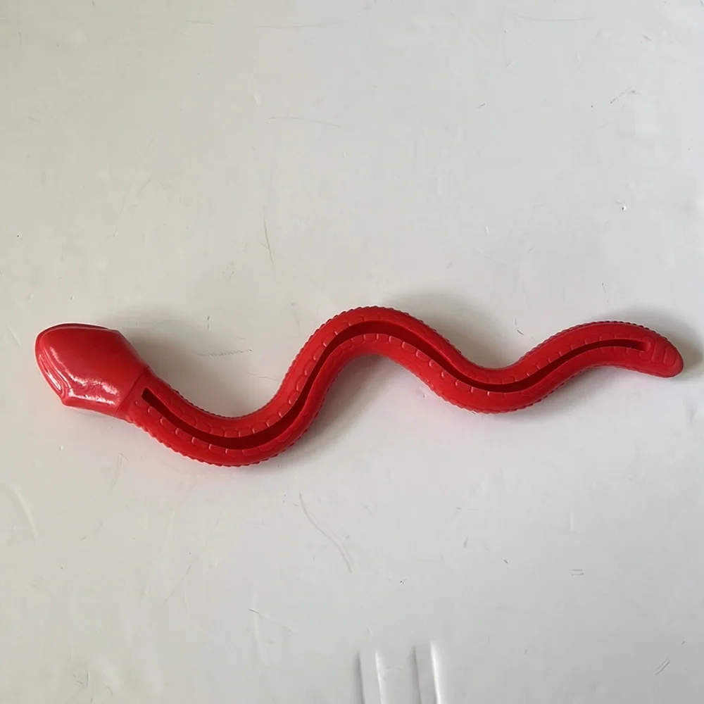 Red Squeaking Dog Toy